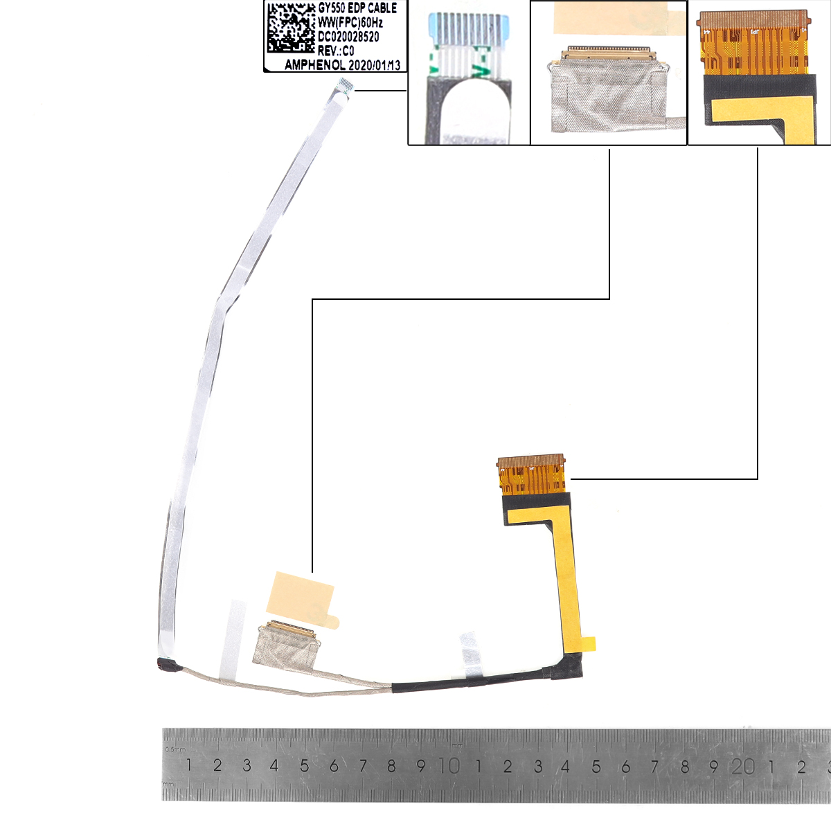 Picture of New LCD Display Screen Cable Replacement  For Lenovo Y7000 R7000 2020H FHD 60Hz 30pin 0.5.